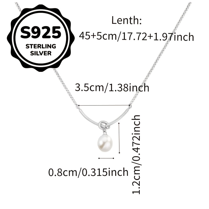 Women's 925 Silver High-End Pendant Necklace